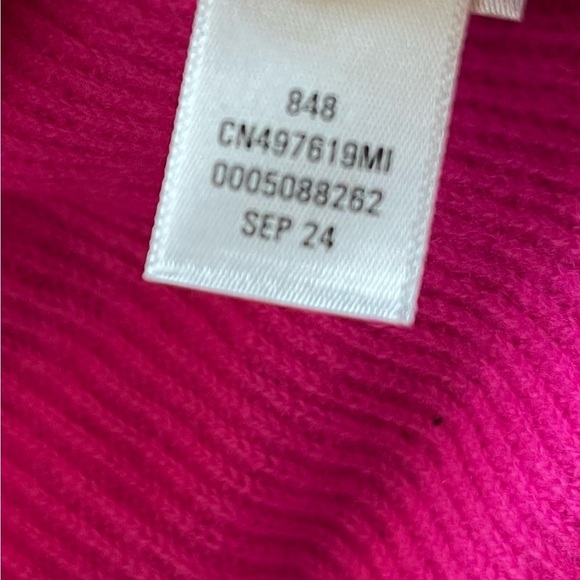 Caslon Wool Cashmere Hot Pink Long Sleeve Button Down Cardigan Women’s XL - Picture 8 of 12